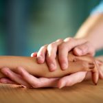 Helping hands representing support for Seva Bharati