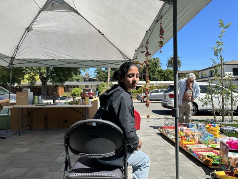 Community garage sale fundraiser in Cupertino